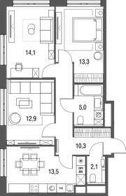 94,5 м², 4-комнатная квартира 26 000 000 ₽ - изображение 74