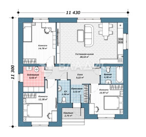 110 м² дом, 10 соток участок 7 700 000 ₽ - изображение 45