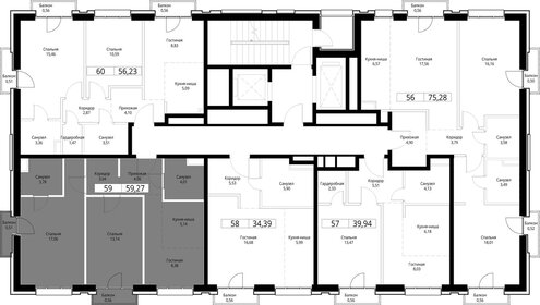 63 м², 2-комнатная квартира 22 500 000 ₽ - изображение 80