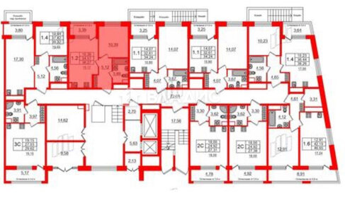 35,9 м², 1-комнатная квартира 11 800 000 ₽ - изображение 105