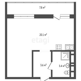 Квартира 29,4 м², студия - изображение 2