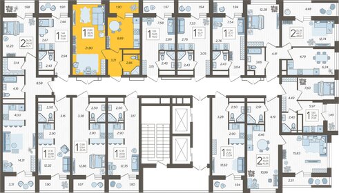 38 м², 1-комнатная квартира 17 500 000 ₽ - изображение 91