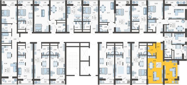 42,2 м², 2-комнатная квартира 8 000 000 ₽ - изображение 190