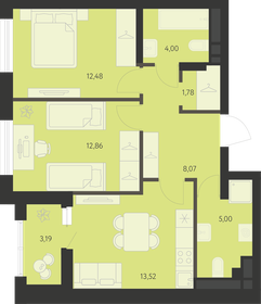 59,3 м², 2-комнатная квартира 8 386 000 ₽ - изображение 14