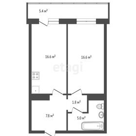 Квартира 47,6 м², 2-комнатная - изображение 2