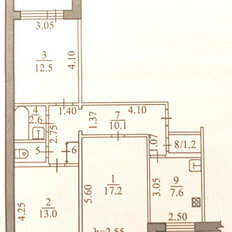 Квартира 65,8 м², 3-комнатная - изображение 2