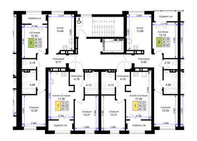 43,2 м², 1-комнатная квартира 4 150 000 ₽ - изображение 39