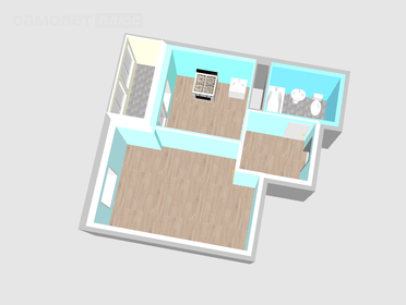 33,2 м², 1-комнатная квартира 3 250 000 ₽ - изображение 56