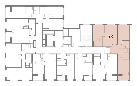 68,8 м², 3-комнатная квартира 8 490 000 ₽ - изображение 78