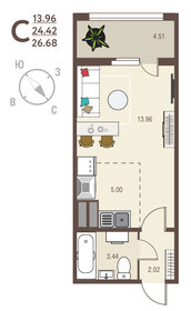 5,2 м², юридический адрес 15 004 ₽ в месяц - изображение 21