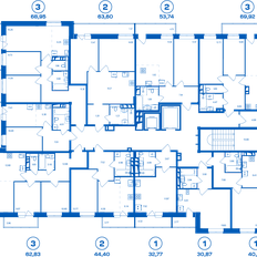 Квартира 32,8 м², 1-комнатная - изображение 3