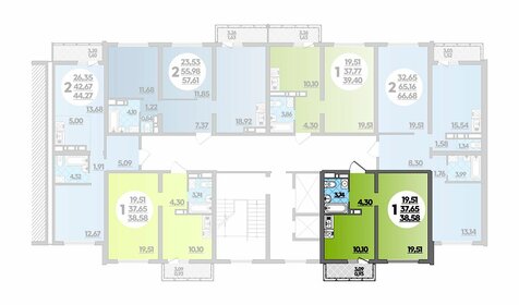 17,8 м², 1-комнатная квартира 2 200 000 ₽ - изображение 70