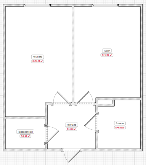 37,3 м², 1-комнатная квартира 6 700 000 ₽ - изображение 1