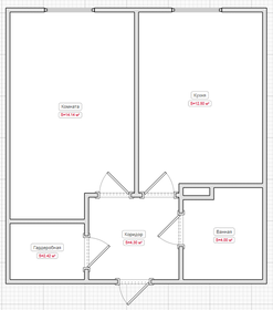 Квартира 37,3 м², 1-комнатная - изображение 1