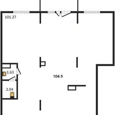 104,9 м², помещение свободного назначения - изображение 3