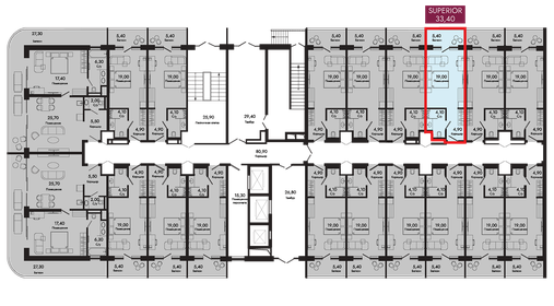 Квартира 33,4 м², студия - изображение 2