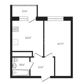 Квартира 36 м², 1-комнатная - изображение 1