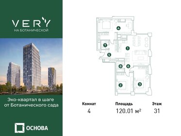 Квартира 120 м², 4-комнатная - изображение 1