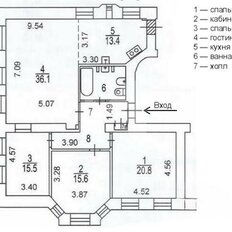 Квартира 120 м², 4-комнатная - изображение 2