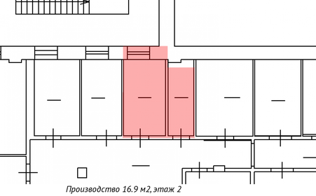 16,9 м², производственное помещение - изображение 3