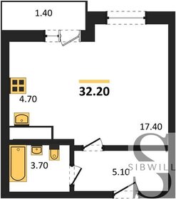 30,5 м², квартира-студия 3 015 000 ₽ - изображение 38