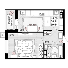 48,2 м², 2-комнатная квартира 4 800 000 ₽ - изображение 57