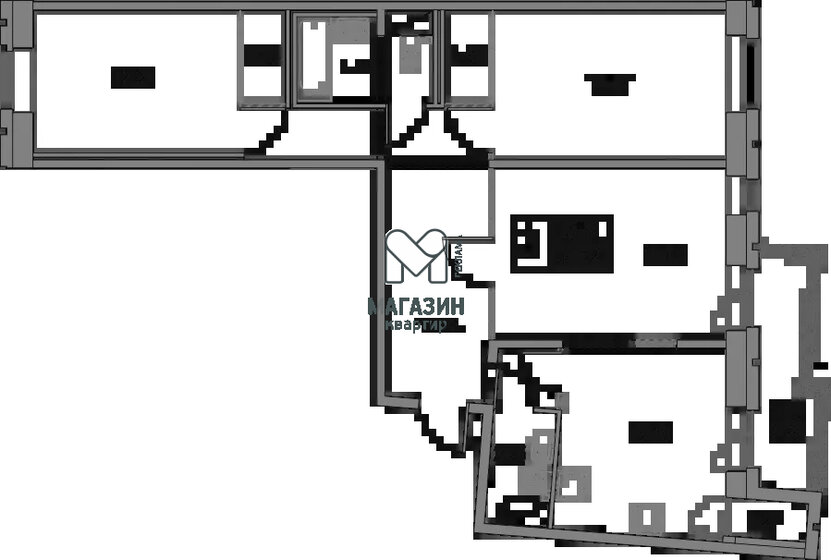 84,5 м², 3-комнатная квартира 18 800 000 ₽ - изображение 1