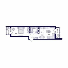 Квартира 48,9 м², 2-комнатная - изображение 2