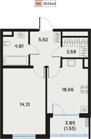 47 м², 2-комнатная квартира 11 900 000 ₽ - изображение 124