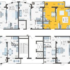 Квартира 55,2 м², 1-комнатная - изображение 2