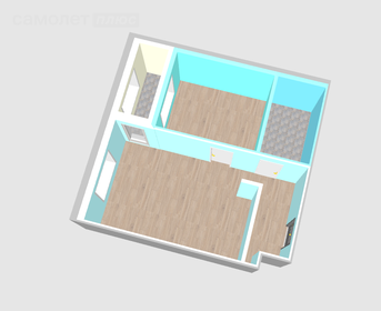 Квартира 38,4 м², 1-комнатная - изображение 2