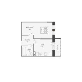 35 м², 1-комнатная квартира 3 420 000 ₽ - изображение 76