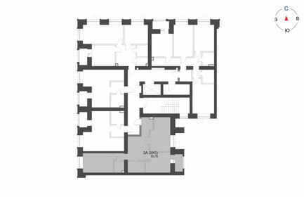 Квартира 65,8 м², 3-комнатная - изображение 3