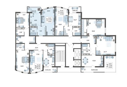 35,4 м², 1-комнатная квартира 10 824 352 ₽ - изображение 27