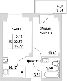 35,6 м², 1-комнатная квартира 3 250 000 ₽ - изображение 107