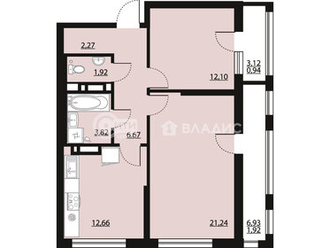 59 м², 2-комнатная квартира 10 500 000 ₽ - изображение 69
