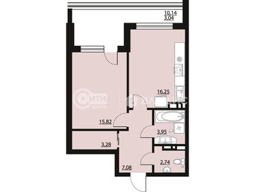 Квартира 52,2 м², 1-комнатная - изображение 1