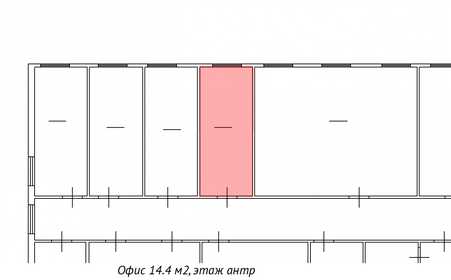14,4 м², офис - изображение 4