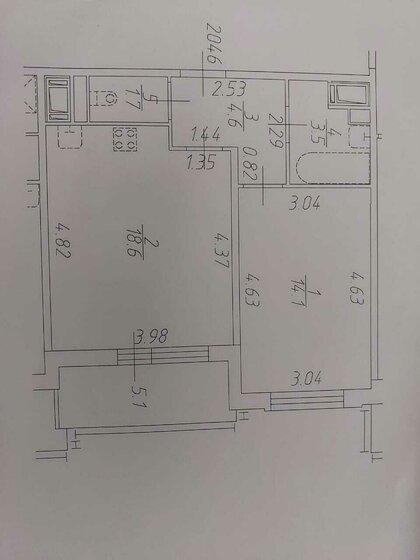 42,5 м², 1-комнатная квартира 10 900 000 ₽ - изображение 18