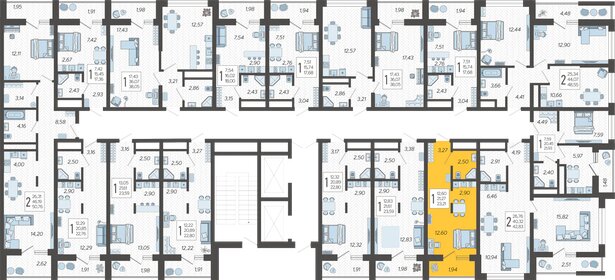 29,2 м², квартира-студия 11 500 000 ₽ - изображение 132