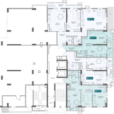 Квартира 53,9 м², 1-комнатная - изображение 3