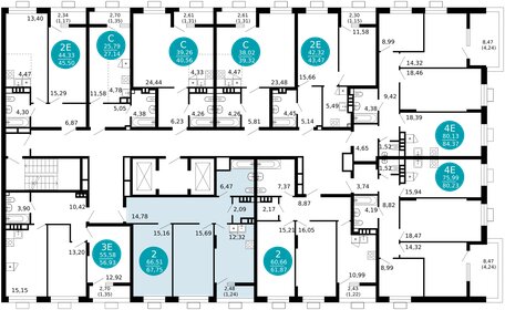 Квартира 67,8 м², 2-комнатная - изображение 2