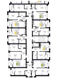 41,4 м², 1-комнатная квартира 5 150 000 ₽ - изображение 63