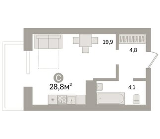 Купить 4-комнатную квартиру в стиле лофт у метро Приморская (зеленая ветка) в Санкт-Петербурге и ЛО - изображение 1