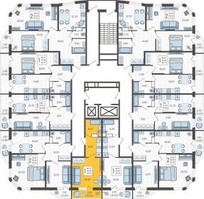 26,6 м², квартира-студия 4 454 011 ₽ - изображение 76