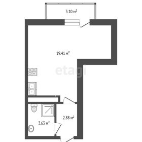 Квартира 27 м², студия - изображение 2