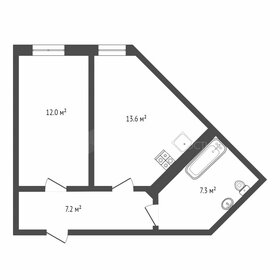 Квартира 40 м², 1-комнатная - изображение 1