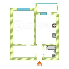 Квартира 39 м², 1-комнатная - изображение 1