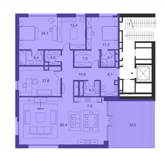 Квартира 227,8 м², 4-комнатные - изображение 2