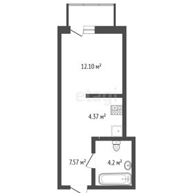 Квартира 30 м², студия - изображение 1